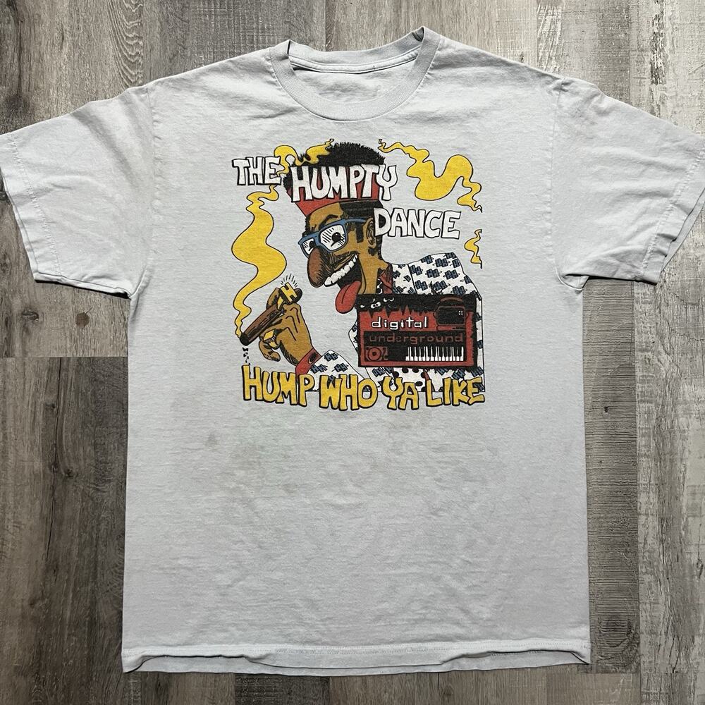 Digital Underground The Humpty Dance Hump Who Ya Like Grey Rap T Shirt Hip Hop L